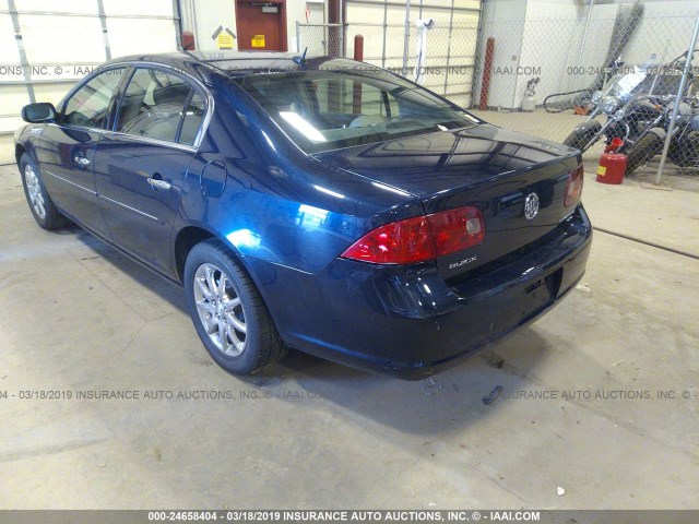 1G4HD57236U213033 - 2006 BUICK LUCERNE CXL Dark Blue photo 3