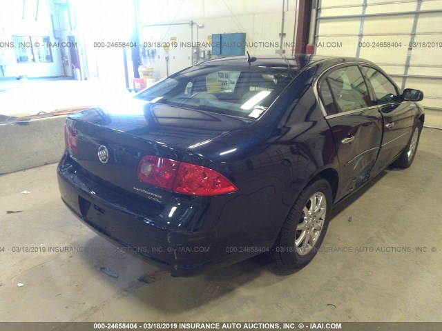 1G4HD57236U213033 - 2006 BUICK LUCERNE CXL Dark Blue photo 4