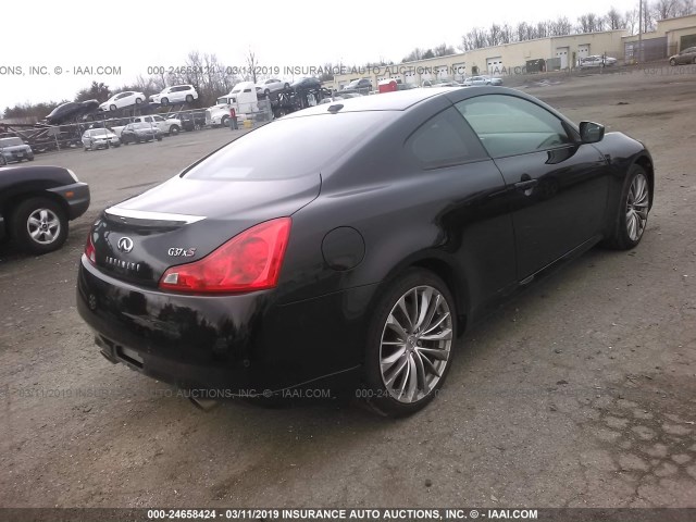 JN1CV6EL9BM260934 - 2011 INFINITI G37 BLACK photo 4