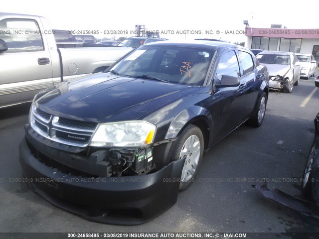 1B3BD4FB8BN599265 - 2011 DODGE AVENGER EXPRESS 黑色 照片 2