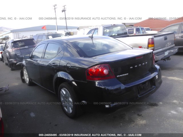 1B3BD4FB8BN599265 - 2011 DODGE AVENGER EXPRESS 黑色 照片 3