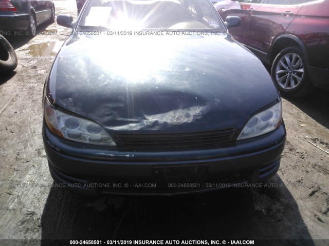 JT8GK13T2R0064010 - 1994 LEXUS ES 300 GREEN photo 6