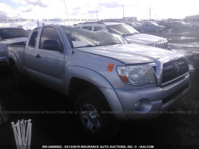5TEUU42N28Z533632 - 2008 TOYOTA TACOMA ACCESS CAB ვერცხლისფერი ფოტო 1