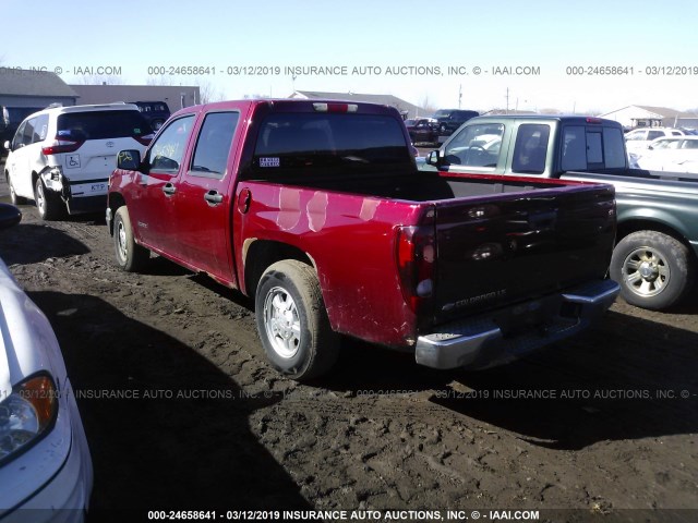 1GCCS138858238525 - 2005 CHEVROLET COLORADO RED photo 3