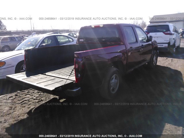 1GCCS138858238525 - 2005 CHEVROLET COLORADO RED photo 4