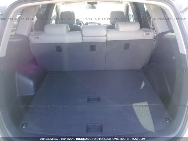 5NMSG13D88H208180 - 2008 HYUNDAI SANTA FE GLS SILVER photo 8