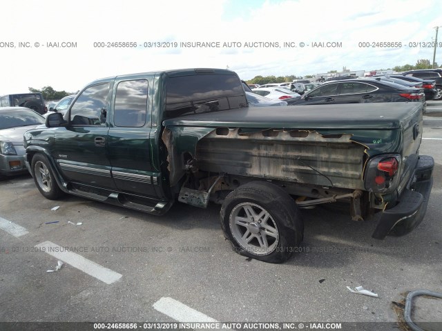 2GCEC19T211205325 - 2001 CHEVROLET SILVERADO C1500 GREEN photo 3