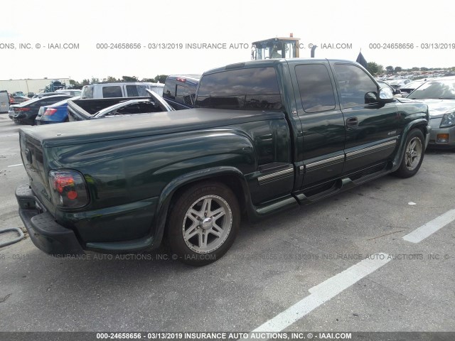 2GCEC19T211205325 - 2001 CHEVROLET SILVERADO C1500 GREEN photo 4