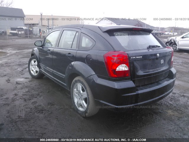 1B3HB48B18D509515 - 2008 DODGE CALIBER SXT BLACK photo 3