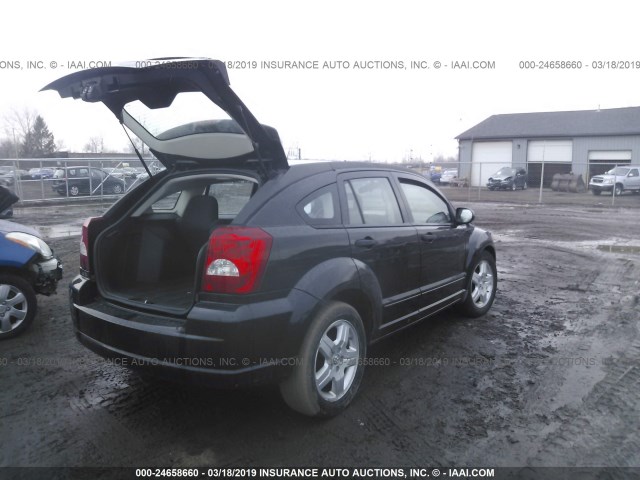 1B3HB48B18D509515 - 2008 DODGE CALIBER SXT BLACK photo 4