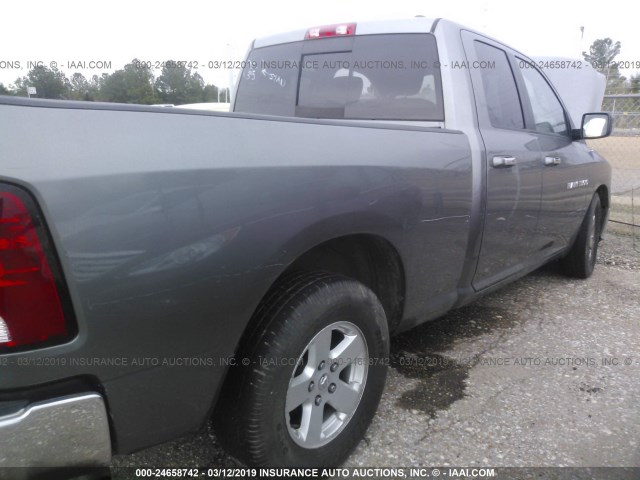 1C6RD6GP8CS288089 - 2012 DODGE RAM 1500 SLT GRAY photo 6