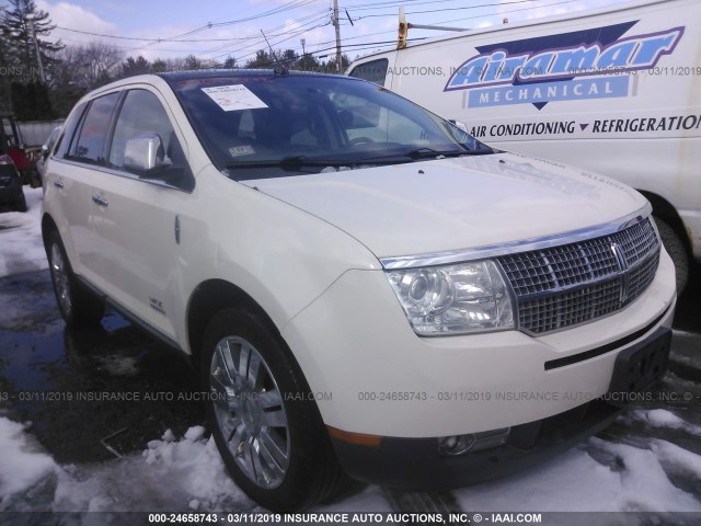 2LMDU88C78BJ26000 - 2008 LINCOLN MKX WHITE photo 1