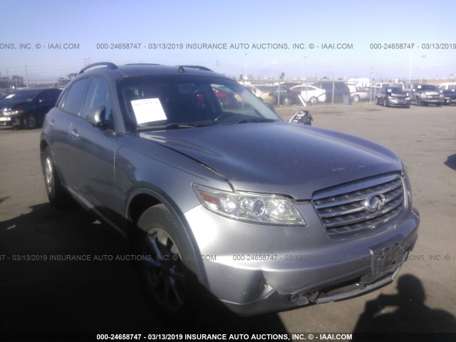 JNRAS08W47X200047 - 2007 INFINITI FX35 GRAY photo 1