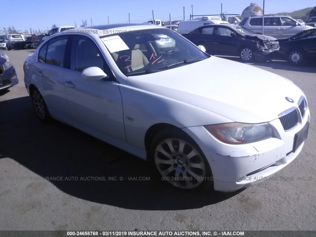 WBAVB33536KS33342 - 2006 BMW 330 I WHITE photo 1