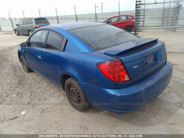 1G8AN12F54Z101589 - 2004 SATURN ION LEVEL 2 蓝色 照片 3