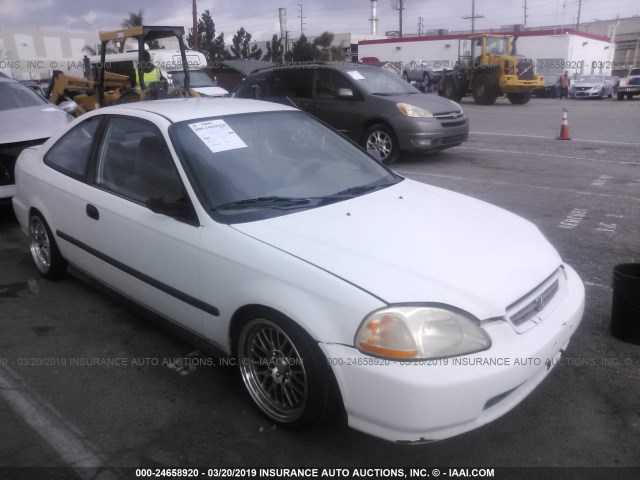 1HGEJ6123WL072857 - 1998 HONDA CIVIC DX WHITE photo 1