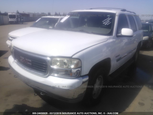 1GKEK13T51J179423 - 2001 GMC YUKON WHITE photo 2