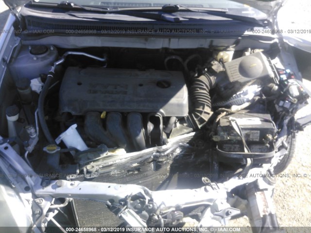 1NXBR30E86Z657332 - 2006 TOYOTA COROLLA CE/LE/S SILVER photo 10