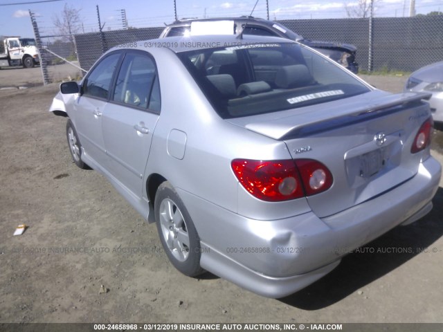 1NXBR30E86Z657332 - 2006 TOYOTA COROLLA CE/LE/S SILVER photo 3