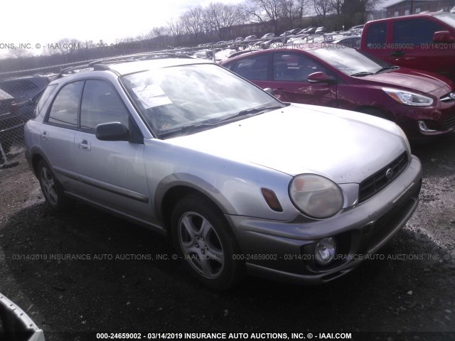 JF1GG68532H806079 - 2002 SUBARU IMPREZA OUTBACK SPORT SILVER photo 1