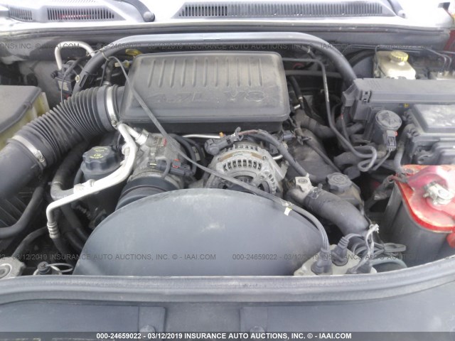 1J8HH48N06C179773 - 2006 JEEP COMMANDER RED photo 10