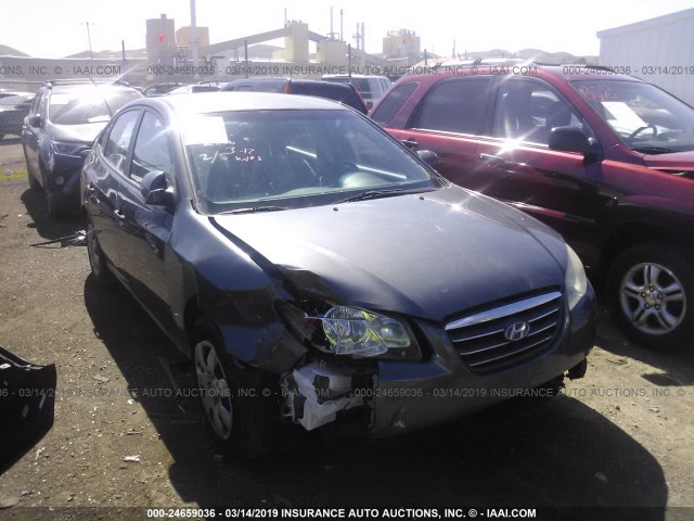 KMHDU46D29U605856 - 2009 HYUNDAI ELANTRA GLS/SE GRAY photo 1