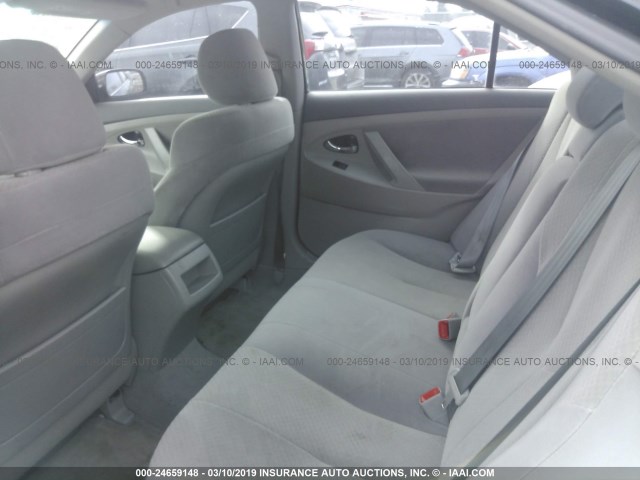 4T4BE46K38R046275 - 2008 TOYOTA CAMRY CE/LE/XLE/SE GRAY photo 8