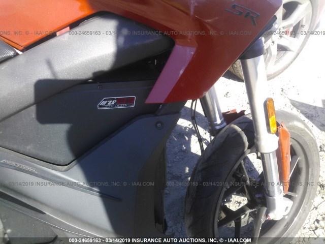 538SM9Z30GCG06688 - 2016 ZERO MOTORCYCLES INC SR 13.0/15.8 RED photo 8