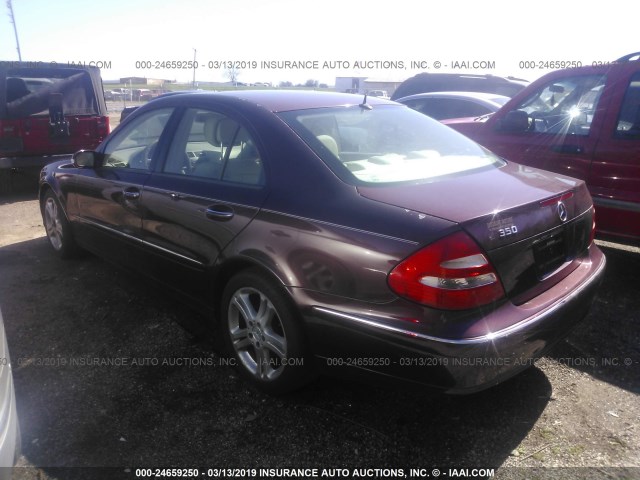 WDBUF56J16A934361 - 2006 MERCEDES-BENZ E 350 BURGUNDY photo 3