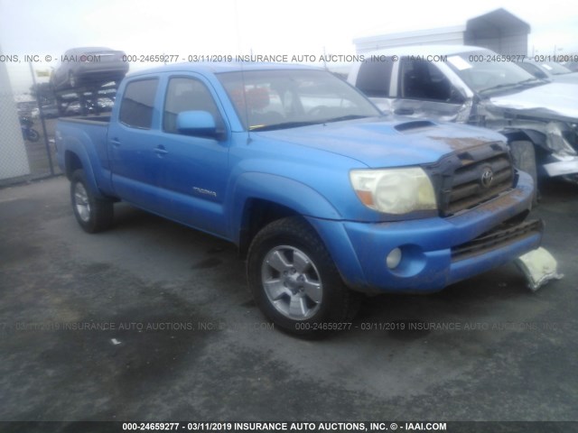 5TEKU72N85Z079455 - 2005 TOYOTA TACOMA DBL CAB PRERUNNER LNG BED BLUE photo 1