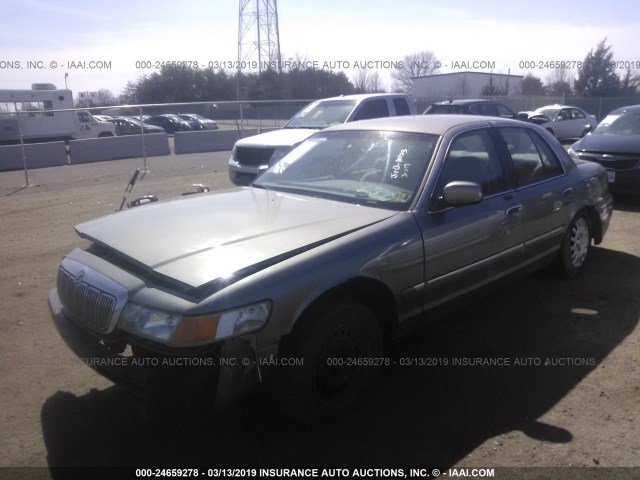 2MEFM74W8XX683162 - 1999 MERCURY GRAND MARQUIS GS GRAY photo 2