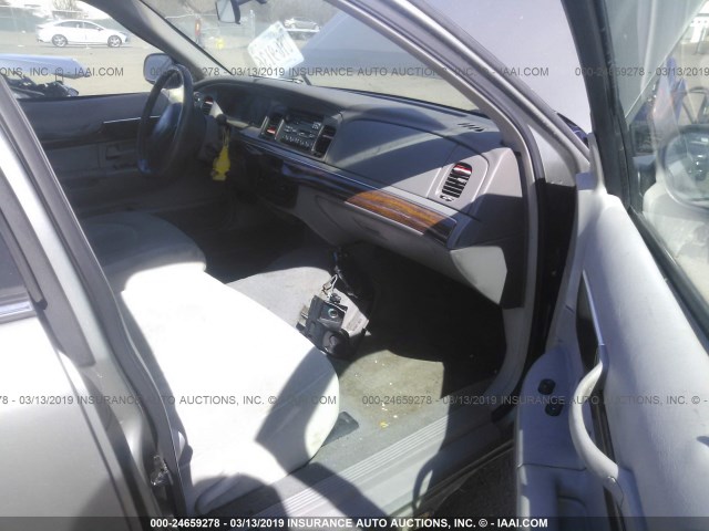 2MEFM74W8XX683162 - 1999 MERCURY GRAND MARQUIS GS GRAY photo 5