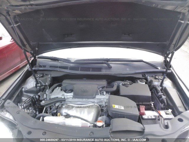 4T1BF1FK1GU146301 - 2016 TOYOTA CAMRY LE/XLE/SE/XSE GRAY photo 10