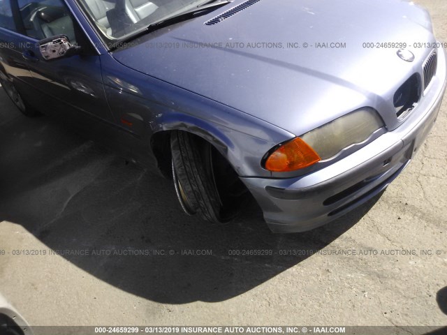 WBAAW33451ET40541 - 2001 BMW 325 IT BLUE photo 6