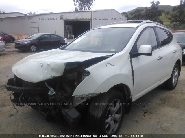 JN8AS5MT3AW504366 - 2010 NISSAN ROGUE S/SL/KROM WHITE photo 2