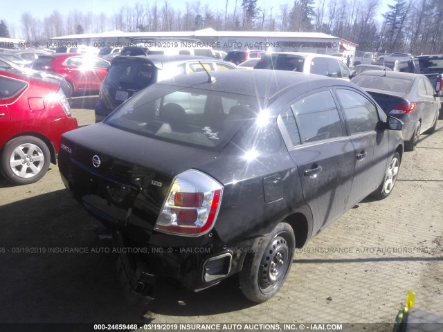 3N1AB61E59L656533 - 2009 NISSAN SENTRA 2.0/2.0S/2.0SL BLACK photo 4