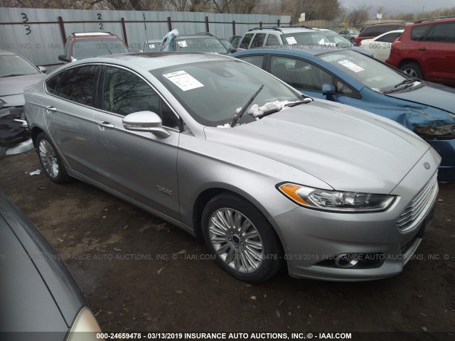 3FA6P0PU8FR280456 - 2015 FORD FUSION SE PHEV SILVER photo 1