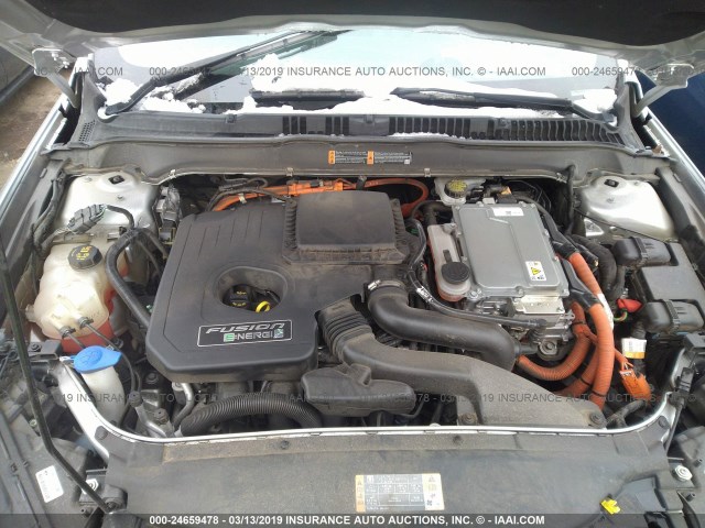 3FA6P0PU8FR280456 - 2015 FORD FUSION SE PHEV SILVER photo 10