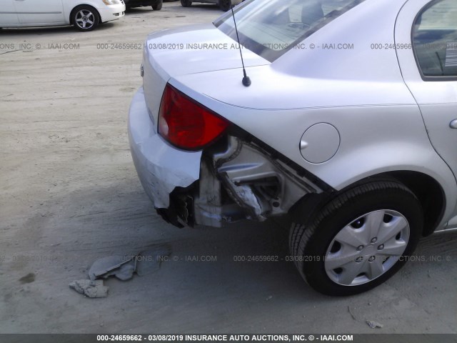 1G1AD5F5XA7175155 - 2010 CHEVROLET COBALT 1LT SILVER photo 6