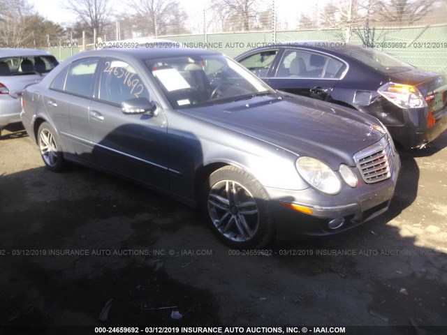 WDBUF56X77B078581 - 2007 MERCEDES-BENZ E 350 GRAY photo 1