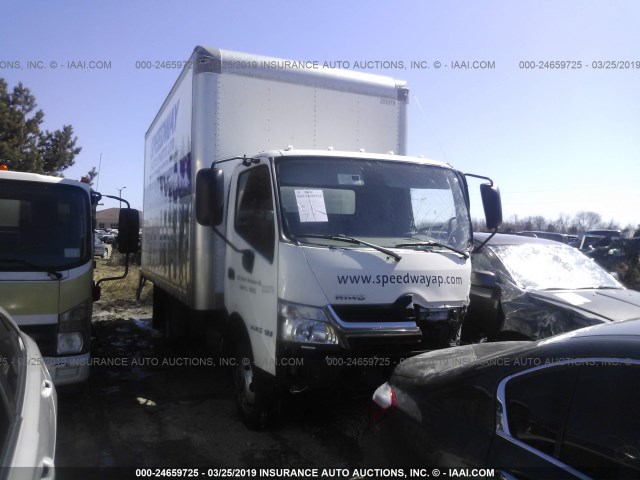 JHHUDM1H1HK002466 - 2017 HINO 155 WHITE photo 1