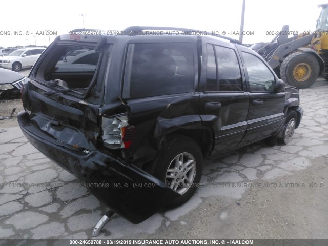1J4GX48S54C154998 - 2004 JEEP GRAND CHEROKEE LAREDO/COLUMBIA/FREEDOM 黑色 照片 4