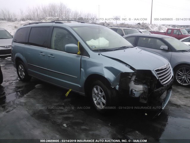 2A4RR5D18AR289434 - 2010 CHRYSLER TOWN & COUNTRY TOURING BLUE photo 1