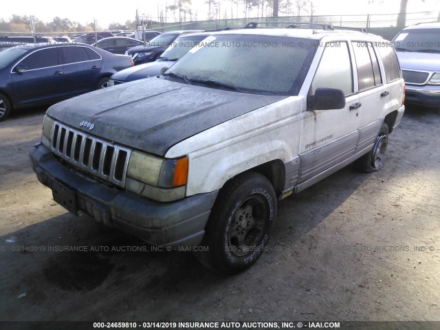 1J4FX58S8VC715696 - 1997 JEEP GRAND CHEROKEE LAREDO/TSI WHITE photo 2