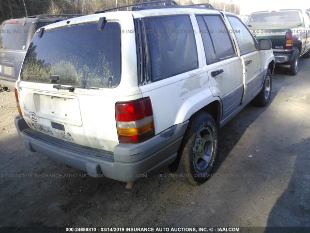 1J4FX58S8VC715696 - 1997 JEEP GRAND CHEROKEE LAREDO/TSI WHITE photo 4