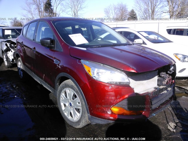 1FMCU0F73EUA69170 - 2014 FORD ESCAPE S ORANGE photo 1