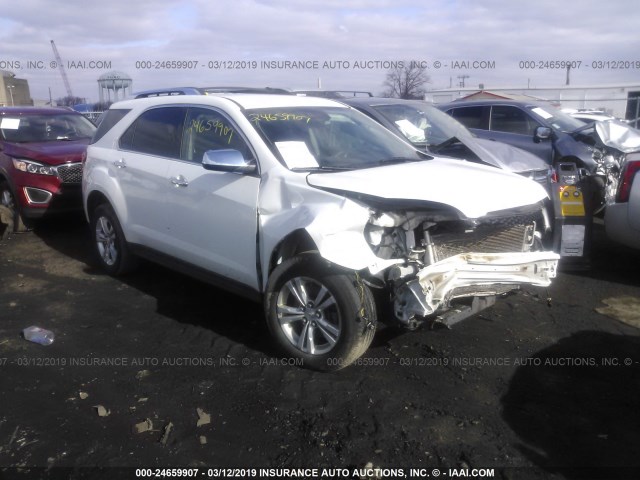 2GNFLGEK9D6169345 - 2013 CHEVROLET EQUINOX LTZ WHITE photo 1