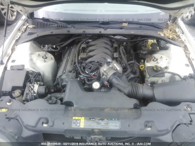 1LNHM87A75Y644765 - 2005 LINCOLN LS WHITE photo 10