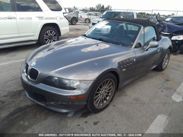 WBACN53431LJ58968 - 2001 BMW Z3 3.0 GRAY photo 2