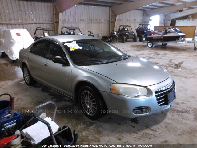 1C3EL46R94N324197 - 2004 CHRYSLER SEBRING LX SILVER photo 1